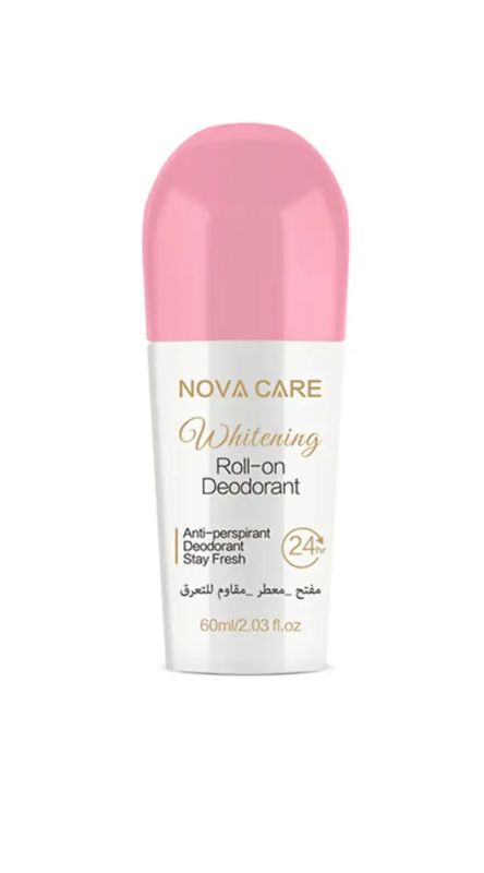 img-3221.jpg NOVA CARE DEODORANT ROLL-ON WHITENING 24H ROSES 60 ML - الصورة 1