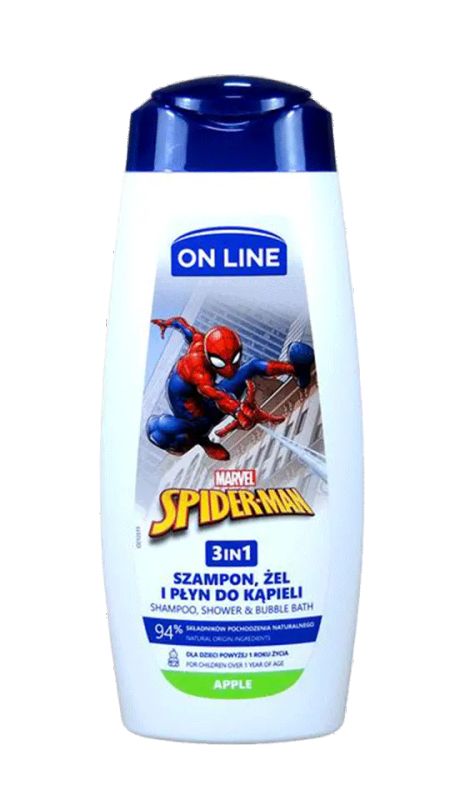 img-3336.jpg ON LINE BODY WASH KIDS TIME 3IN1 SPIDER-MAN 400 ML - الصورة 1