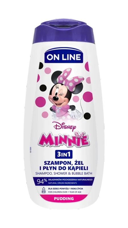 img-3342.jpg ON LINE BODY WASH KIDS TIME 3IN1 MINNIE 400 ML - الصورة 1