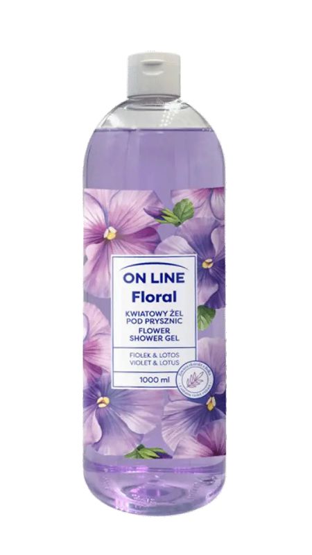 img-3348.jpg ON LINE BODY WASH FLORAL VIOLET & LOTOS 1000 ML - الصورة 1