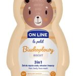 ON LINE KIDS WASH 3IN1 BISCUIT 350 ML