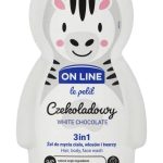 ON LINE KIDS WASH 3IN1 WHITE CHOCOLATE 350 ML