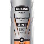 ON LINE MEN WASH 3IN1 SPICAY ORANGE 400 ML
