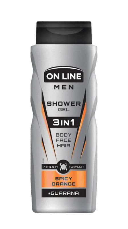 img-3368.jpg ON LINE MEN WASH 3IN1 SPICAY ORANGE 400 ML - الصورة 1