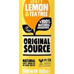 ORIGINAL SOURCE BODY WASH  ZESTY LEMON & +D4667TEA TREE 500 ML
