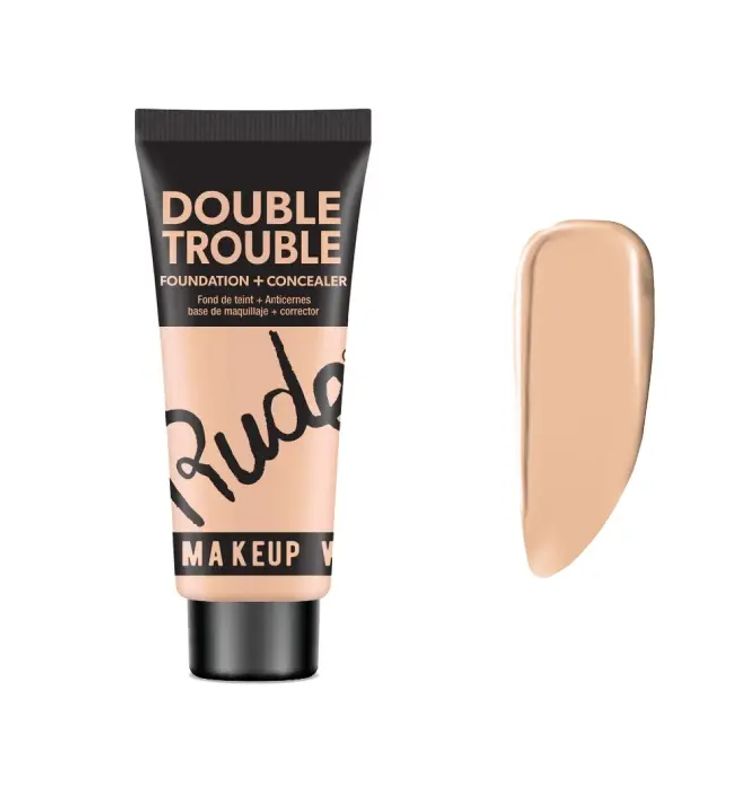 img-3488.jpg RUDE FOUNDATION & CONCEALER DOUBLE TROUBLE - الصورة 1