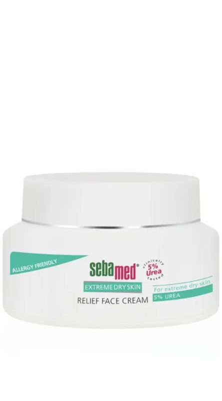 img-3620.jpg SEBAMED EXTREME DRY SKIN RELIEF FACE CREAM 5%UREA 50ML - الصورة 1