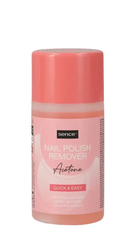 img-3647.jpg SENCE NAIL POLISH REMOVER ACETONE BASIC 150ML - الصورة 1