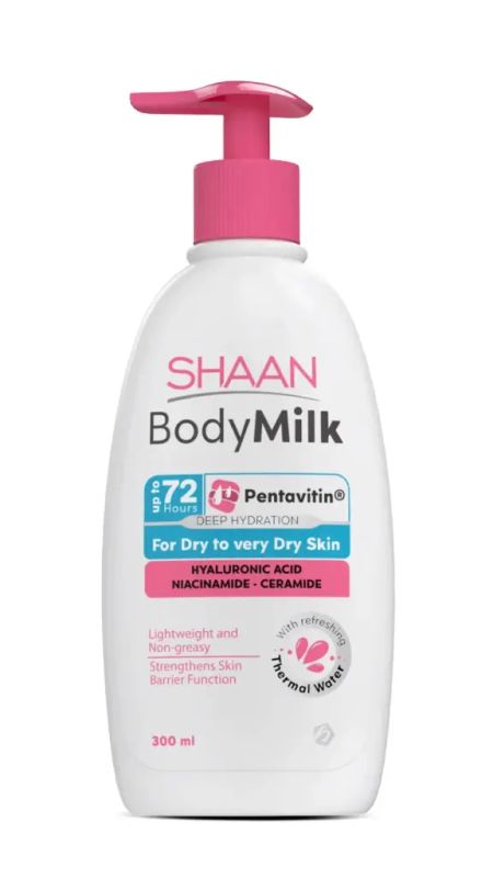img-3710.jpg SHAAN BODY MILK DEEP HYDRATION PENTAVITIN 300 ML - الصورة 1