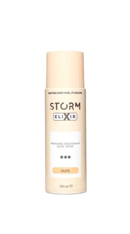 img-4047.jpg STORM ELIXIR DEODORANT SPRAY AURA 200 ML - الصورة 1