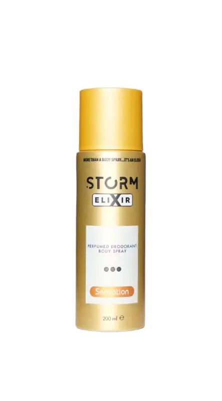 img-4074.jpg STORM ELIXIR DEODORANT SPRAY SENSATION 200 ML - الصورة 1