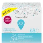 SUMMER'S EVE CLEANSING CLOTHS  FRAGRANCE FREE 16 PCS