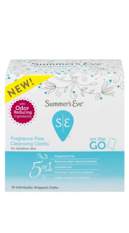 img-4109.jpg SUMMER'S EVE CLEANSING CLOTHS FRAGRANCE FREE 16 PCS - الصورة 1