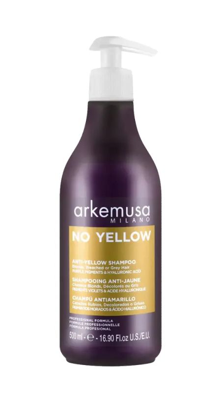img-411.jpg ARKEMUSA MILANO NO YELLOW SHAMPOO 500ML - الصورة 1