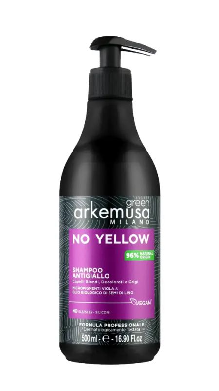 img-412.jpg ARKEMUSA MILANO NO YELLOW SHAMPOO 500ML - الصورة 1