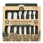 THE NATURAL SHOP EYEBROW RAZOR SET 6PCS