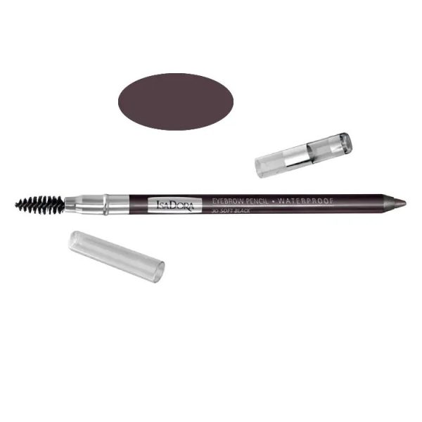 ISADORA EYEBROW PENCIL WATERPROOF 30 سوفت بلاك