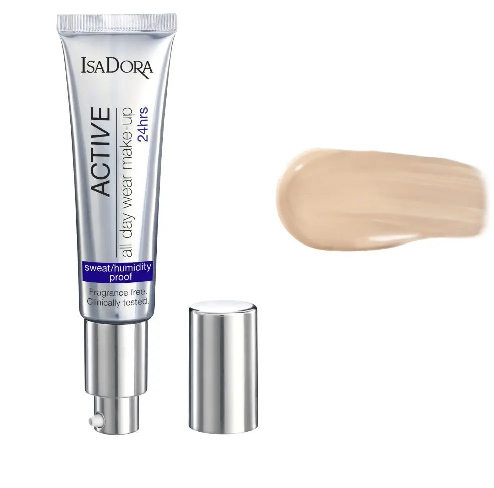 ISADORA FOUNDATION ACTIVE ALL WEAR MAKE-UP 10 فير ISADORA FOUNDATION ACTIVE ALL WEAR MAKE-UP 10 فير