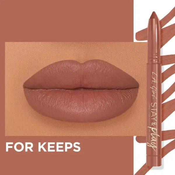 LA GIRL LIPSTICK STAY & PLAY FOR KEEPS 732 LA GIRL LIPSTICK STAY & PLAY FOR KEEPS 732