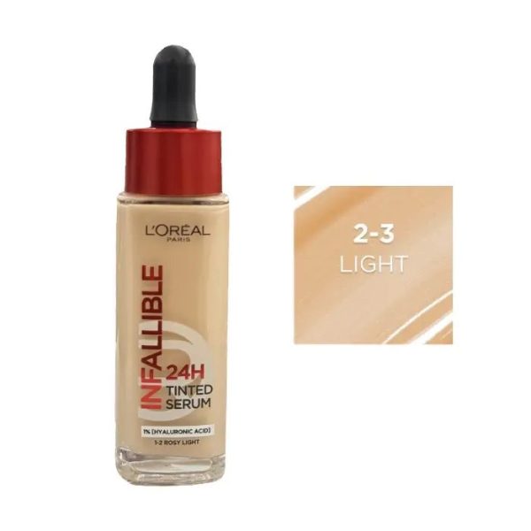 LOREAL FOUNDATION INFALLIBLE 24H TINTED SERUM LIHGT