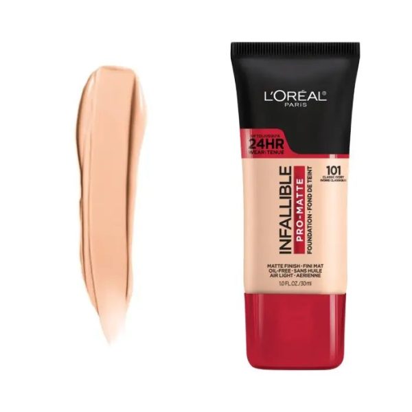 LOREAL FOUNDATION INFALLIBLE PRO-MATTE 101 CLASSIC IVORY
