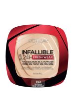 LOREAL POWDER FOUNDATION INFALLIBLE 24H FRESH WEAR 130 TRUE BEIGE