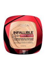 LOREAL POWDER FOUNDATION INFALLIBLE 24H FRESH WEAR 180 LENEN