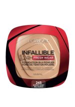 LOREAL POWDER FOUNDATION INFALLIBLE 24H FRESH WEAR 245 REDIANT HONEY