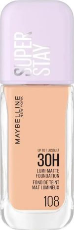 MAYBELLINE FOUNDATION SUPER STAY ACTIVE WEAR 30H LUME-MATTE 108