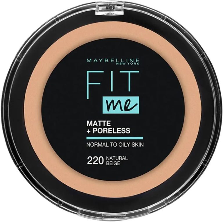 MAYBELLINE POWDER FIT ME MATTE + PORELESS 220 NATURAL BEIGE