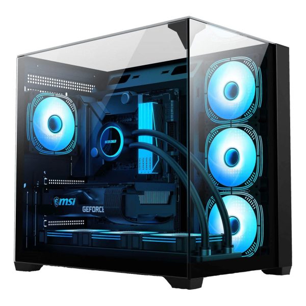 كيس MONTECH HS02 Premium Mid-Tower أسود
