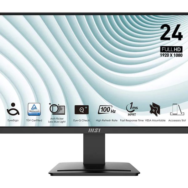شاشة MSI PRO MP2412 المكتبية 24 إنش 100Hz