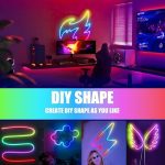 شريط اضاءة LED Neon RGB Magic Light 5 Meter USB Bluetooth IP65 Waterproof