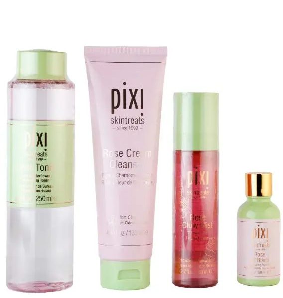 PIXI SKIN CARE SET ROSE RADIANCE 4PCS