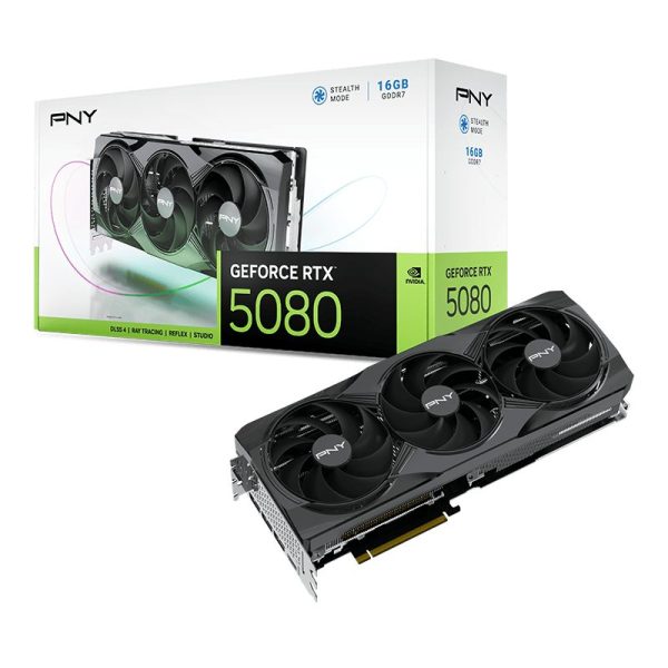 PNY GeForce RTX 5080 Triple Fan 16GB GDDR7