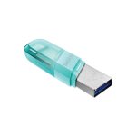 فلاش ميموري SanDisk iXpand Flip 128GB Ice Mint USB 3.1 Type-A + Lightning للايفون والحاسوب
