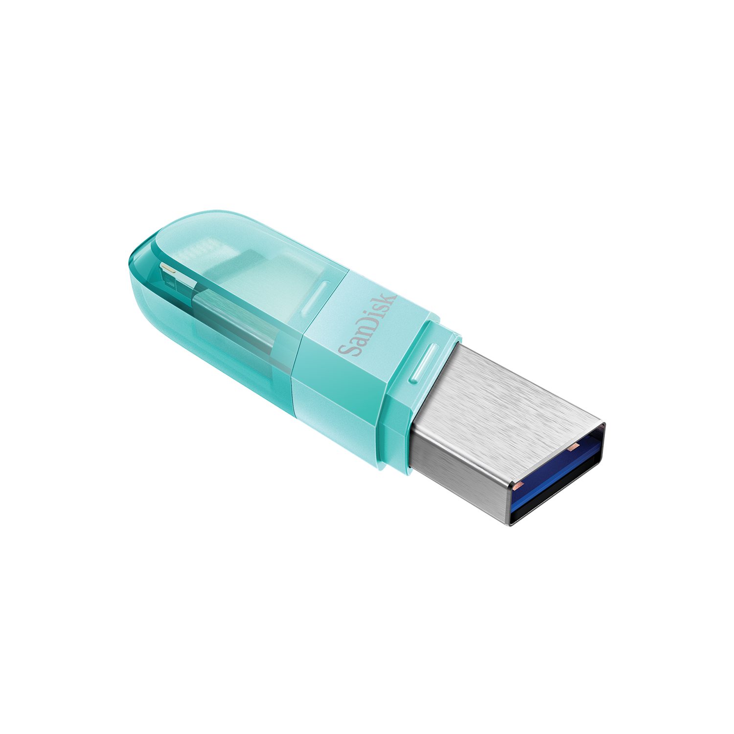 sandisk-ixpand-flip-128gb-ice-mint فلاش ميموري SanDisk iXpand Flip 128GB Ice Mint USB 3.1 Type-A + Lightning للايفون والحاسوب
