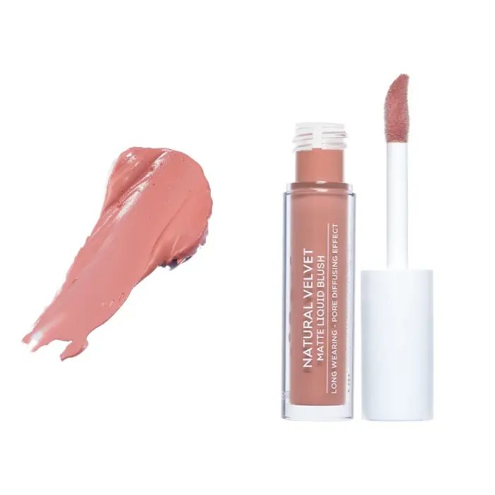 SEVENTEEN BLUSH LIQUID MATTE NATURAL VELVET 02 WARM NATURAL