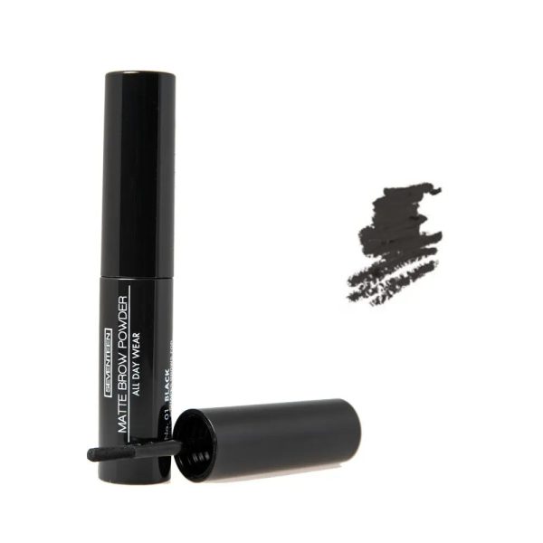 SEVENTEEN POWDER BROW ALL DAY WEAR 01 بلاك