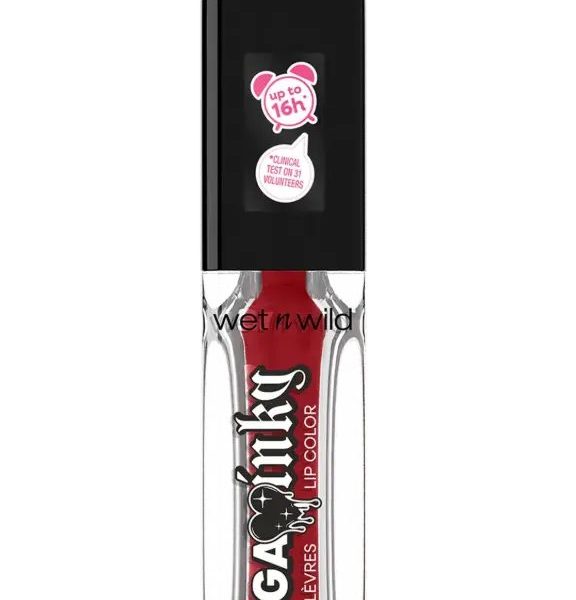 WET N WILD LIPSTICK MEGA INKY RED REVIVAL