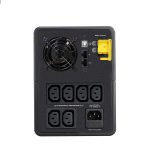 APC Back UPS 1600VA UPS Battery Backup & Surge Protector, Backup Battery with AVR, Dataline Protection, Uniterruptible Power Supply,Black BX1600MI - Offline