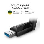 TP-Link Archer T3U Plus AC1300 USB 3.0 Wi-Fi Adapter with 5dBi Antenna
