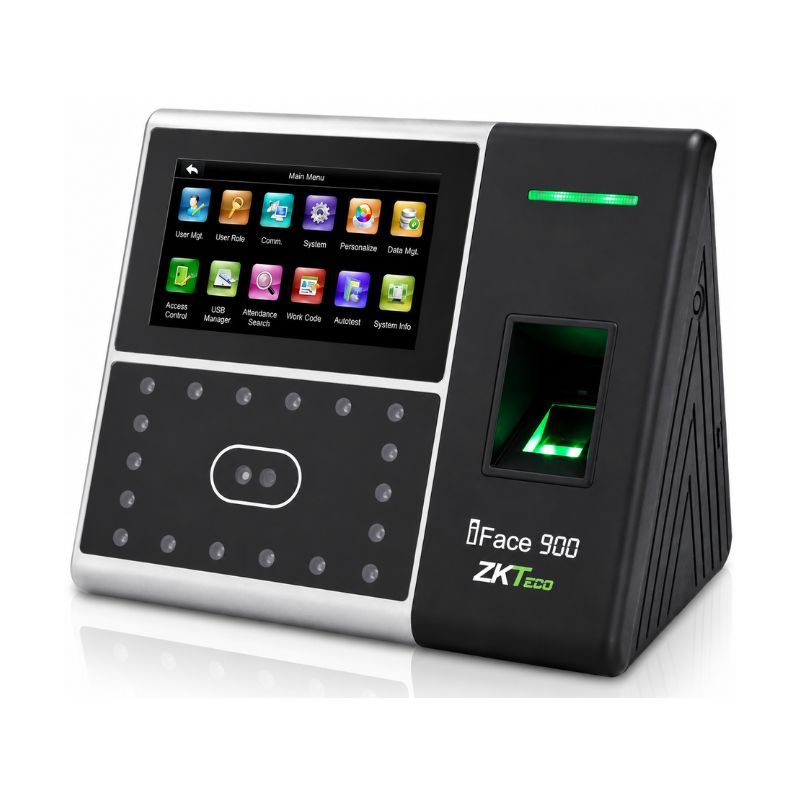 9mjl7myi.jpg ZKTeco iFace 900 Plus Multi-Biometric Time Attendance and Access Control Terminal