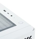 Cooler Master Elite 502 ATX Mid Tower Tempered Glass 3x120mm ARGB White