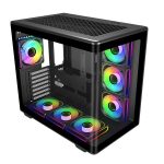 Cooler Master Elite 600 ATX Mid Tower Tempered Glass 7x120mm ARGB USB 3.2 Gen 2x2 Type-C
