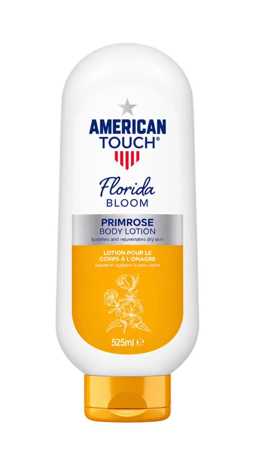 american-touch-body-lotion-primrose-525ml.jpg لوشن الجسم أمريكان تاتش فلوريدا بلوم بزهرة الربيع المسائية 525 مل