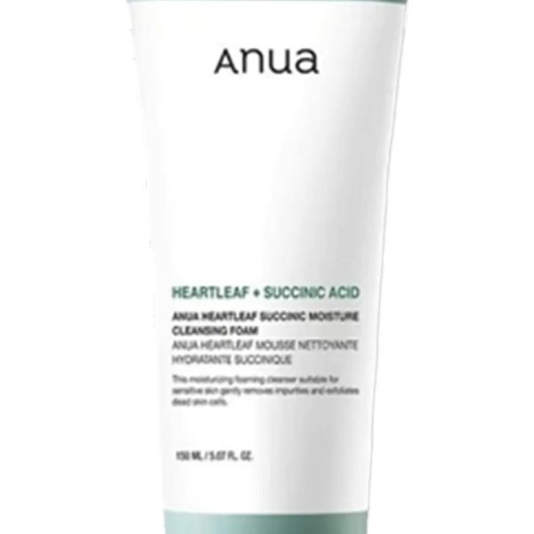 ANUA HEARTLEAF SUCCINIC CLEANSING FOAM 150ML