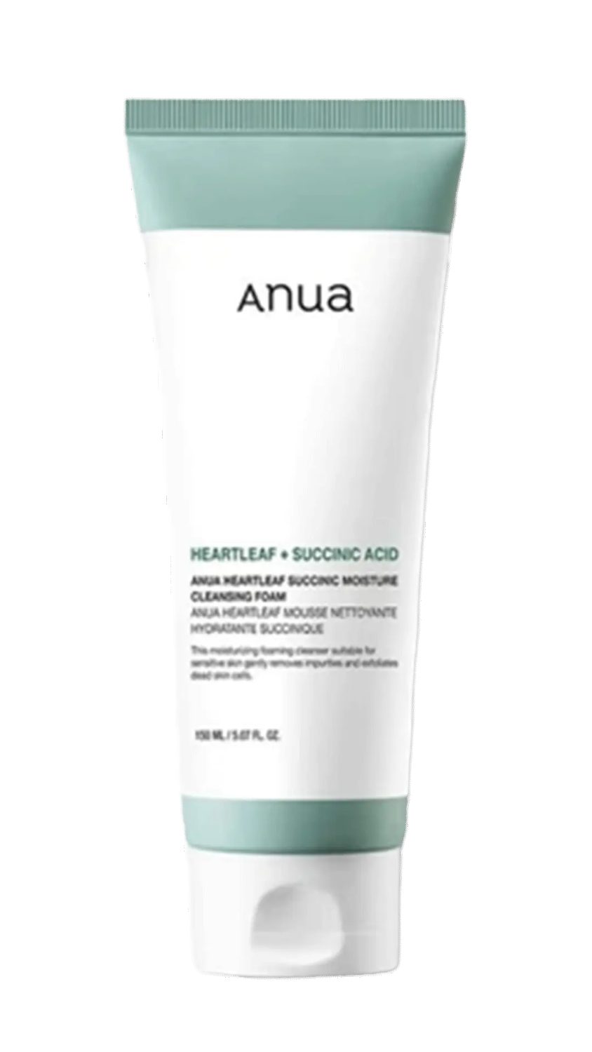 anua-heartleaf-succinic-cleansing-foam-150ml-1.jpg ANUA HEARTLEAF SUCCINIC CLEANSING FOAM 150ML