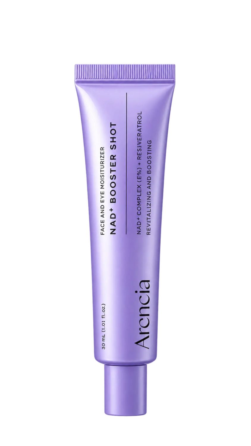 arencia-face-and-eye-moisturizer-nad-plus-booster-shot-30ml.jpg كريم أرينسيا NAD+ بوستر شوت المرطب للوجه والعين 30 مل