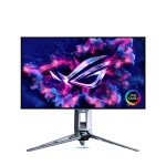 شاشة ASUS ROG Swift OLED PG27AQWP-W Tandem WOLED QHD 540Hz 0.02ms أبيض مقاس 26.5 بوصة